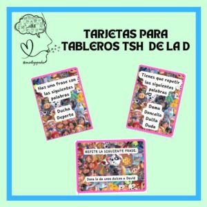 Tarjetas tablero TSH D