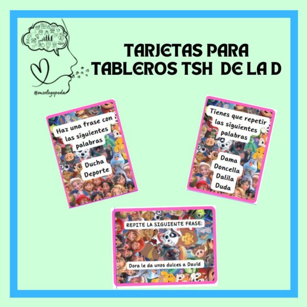 Tarjetas tablero TSH D