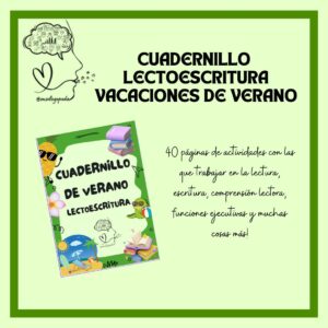 Cuadernillo de verano lectoescritura